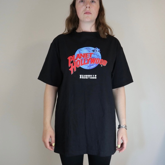 Vintage 1991 Planet Hollywood Nashville T-shirt - Picture 1 of 4